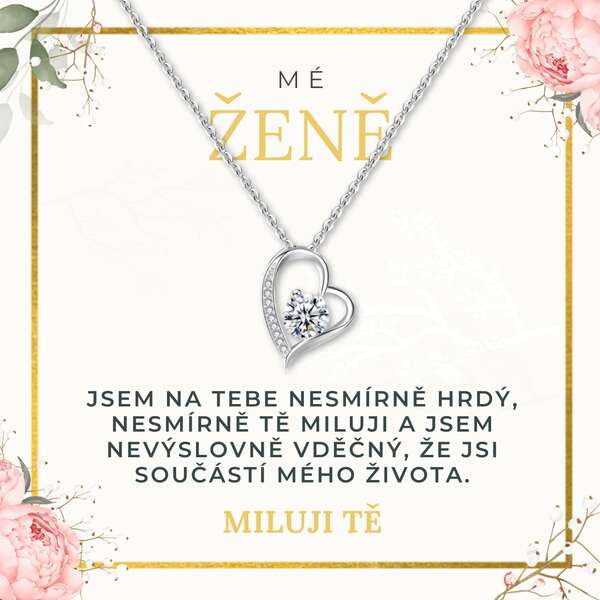 Náhrdelník s přívěskem srdce