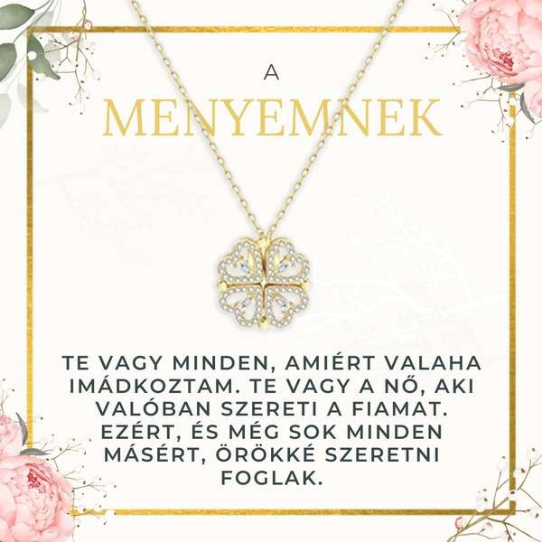 Nyaklánc négy mágneses medállal