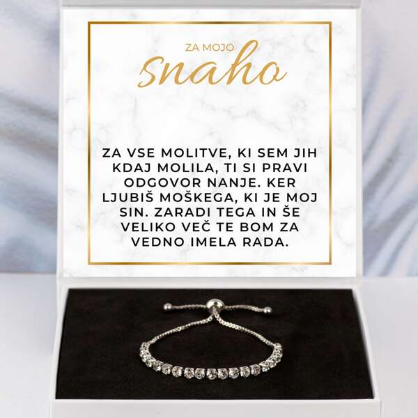 Elegantna sijoča zapestnica