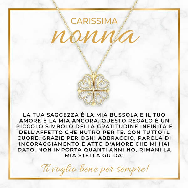 Collana con quattro ciondoli magnetici