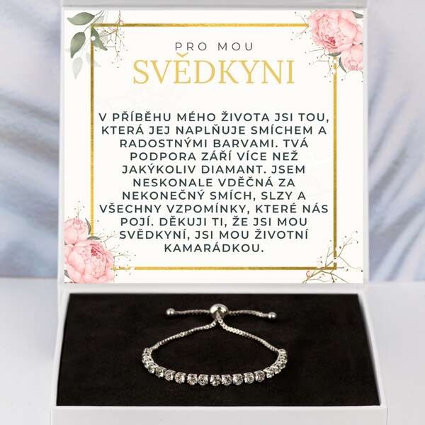 Elegantní lesklý náramek