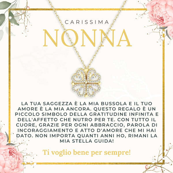 Collana con quattro ciondoli magnetici