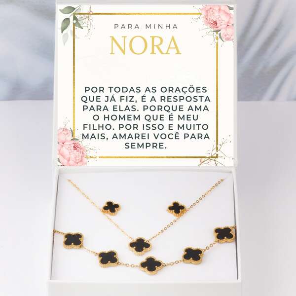 Colar moderno, pulseira + brincos GRATIS