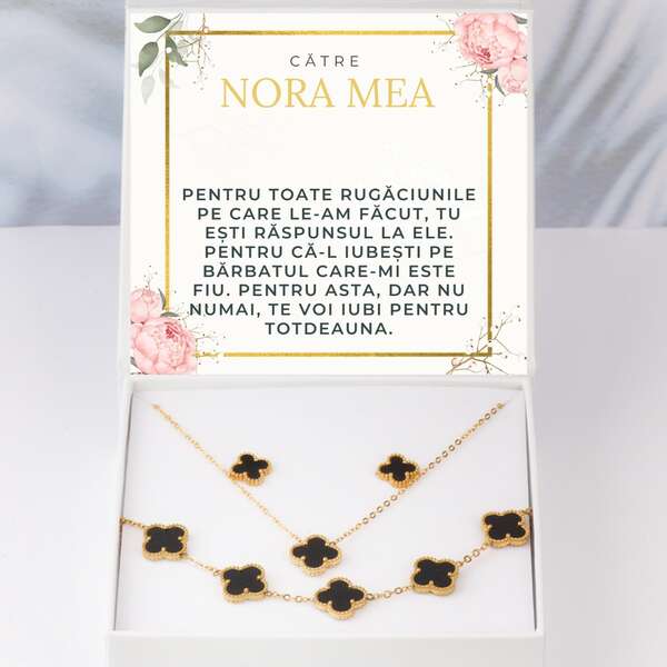 Colier modern, bratara + cercei GRATIS