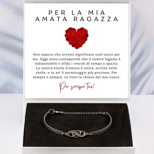 Bracciale con doppio pendente