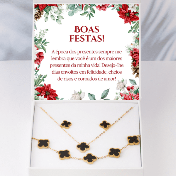 Colar moderno, pulseira + brincos GRATIS