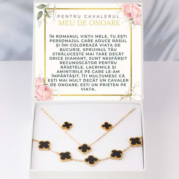 Colier modern, bratara + cercei GRATIS