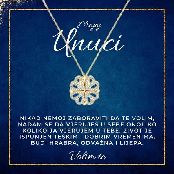 Ogrlica sa četiri magnetna privjeska