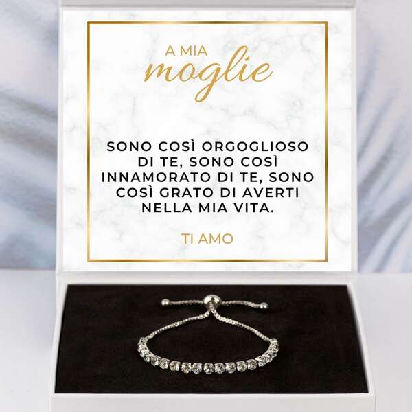 Elegante braccialetto lucido