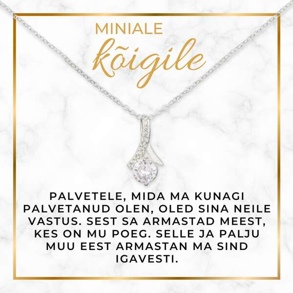 Kaelakee sädeleva ripatsiga