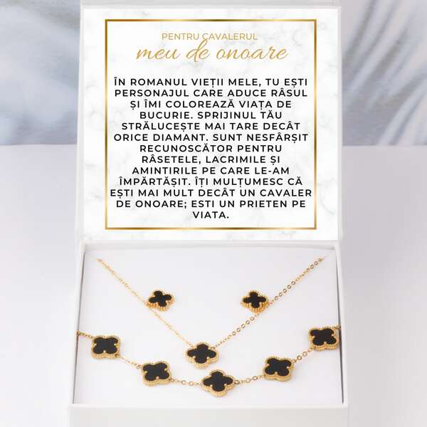 Colier modern, bratara + cercei GRATIS