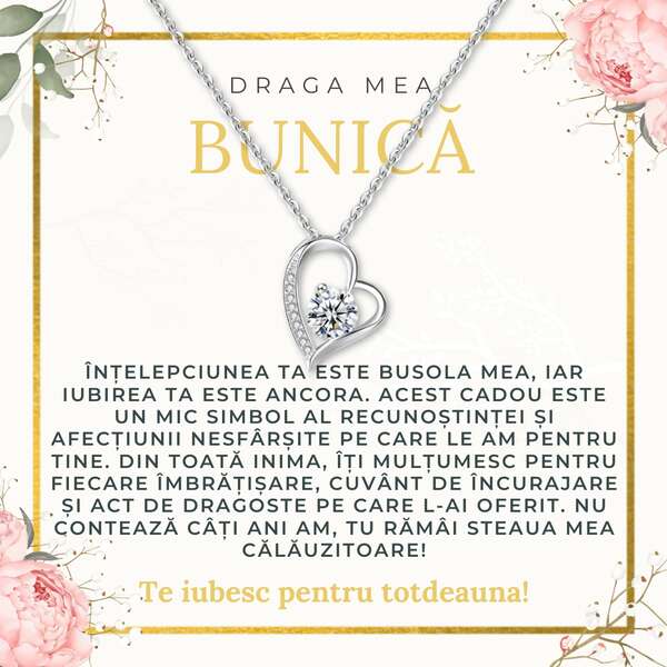 Un colier cu pandantiv de inimă