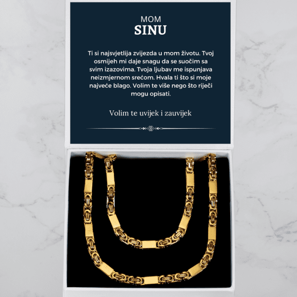 Luksuzna ogrlica sa GRATIS narukvicom