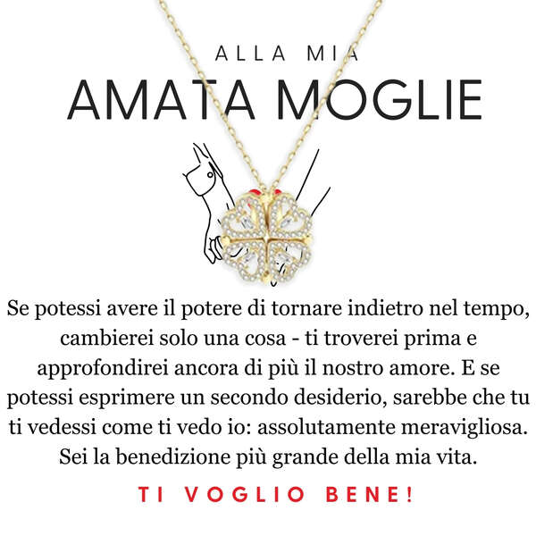 Collana con quattro ciondoli magnetici