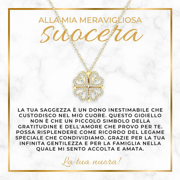 Collana con quattro ciondoli magnetici